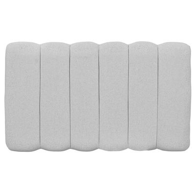 Cabeceira Cama Box Painel Solteiro 100 cm Dubai W01 Linho Cinza  - Lyam Decor