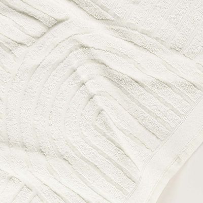 Toalha de Banho Auri 1,50m x 75cm 01 Peça 100% Algodão 530g/m² - Off White