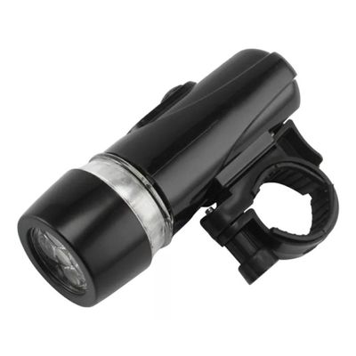 Kit Farol Lanterna LED Bike Bicicleta Traseira e Dianteira Único / Preto