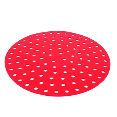 TAPETE PARA AIR FRY DE COZIMENTO 22,5 CM X 0,2 CM  vermelho