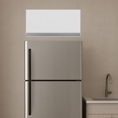 Armário Cozinha Aéreo Geladeira 60cm Basculante Leticia Branco A01 - D'Rossi