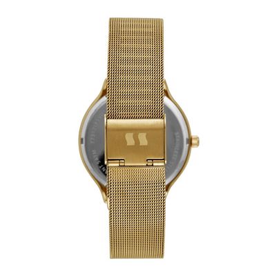Relógio Seculus Feminino Ref: 77317lpsvds1 Casual Mesh Dourado