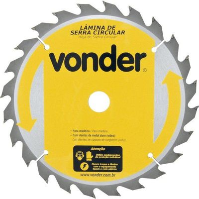 Lâmina Serra Circular Videa 250X30X24D Vonder