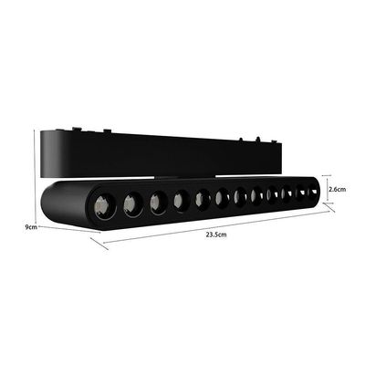 Módulo Led Projetor Para Trilho Magnético Nordecor Magnetic Track Kay 6562 12W 48v 3000K Luz Amarela