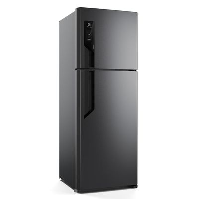 Geladeira Electrolux Frost Free com AutoSense 480L Efficient Duplex Black Inox Look (TF71B) 220V
