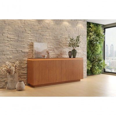 Buffet Luminus 4 Portas C-led Mavaular Naturale