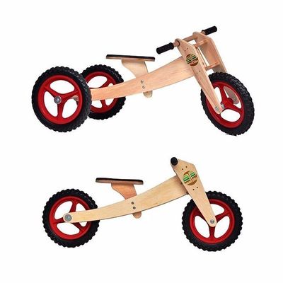 Bicicleta de Madeira Woodbike - 3 Estágios - Woodline - Vermelho - Camará