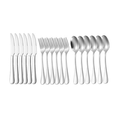 Talheres de Mesa Faqueiro Garfo Faca Colher Inox Buffet 18un