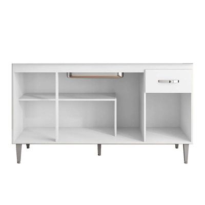 Balcão Cozinha Gabriela 3 Porta 150cm S-t Ajl