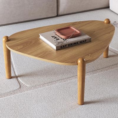 Mesa de Centro Para Sala de Estar Pés Madeira Baixa Trium A03 Hanover Roble - Lyam Decor