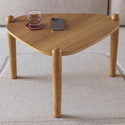 Mesa de Centro Para Sala de Estar Pés Madeira Alta Trium A03 Hanover Roble - Lyam Decor