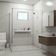 Porta Shampoo Linear 100cm Branco Standard