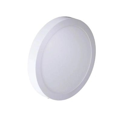 Kit 2 Painel Led 15x15 Redondo Branco Sobrepor 12w 3000k Foxlux