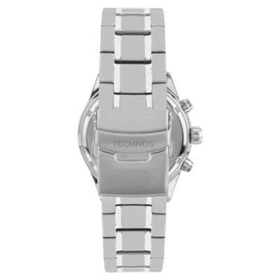 Relógio Technos Masculino Ref: Js25bcj/t1p Cronógrafo Acqua Prateado