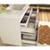 Armário Balcão Gabinete Para Banheiro 60cm Com 03 Gavetas Pietra B06 Gianduia Brilho - Lyam Decor