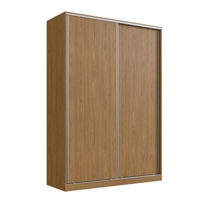 Guarda Roupa Solteiro 2 Portas 165x59,8x235cm Freijó Natural RC2002 Emovell