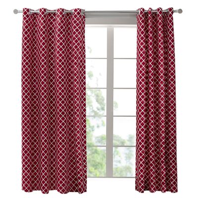 Cortina Estampada Com 16 Ilhós 220x240cm Georgia Casa D'oro Sultan