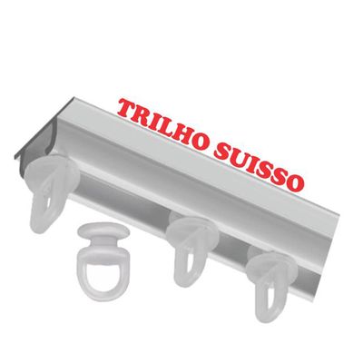 Cortina Tóquio para Trilho Suisso Max Tecido Oxford 2,00m x 1,70m Janela Quarto Sala - Palha
