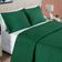 Kit Cobre Leito Vênus Queen Dupla Face Micropercal 200 Fios Liso 3 Peças - Verde Esmeralda