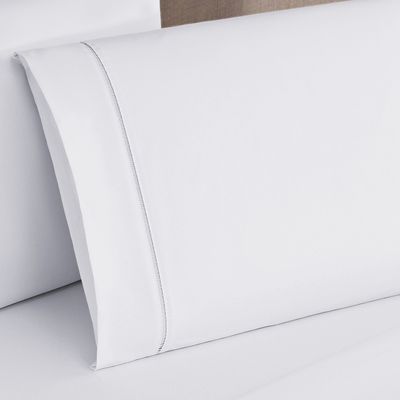 Jogo Cama Lençol Home Basic Casal 180 Fios c/ Ponto Palito 4 Peças - Branco