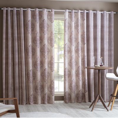 Cortina Combinada Niamei 32 Ilhoses 400x250cm Casa D'oro