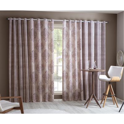 Cortina Combinada Niamei 32 Ilhoses 400x250cm Casa D'oro