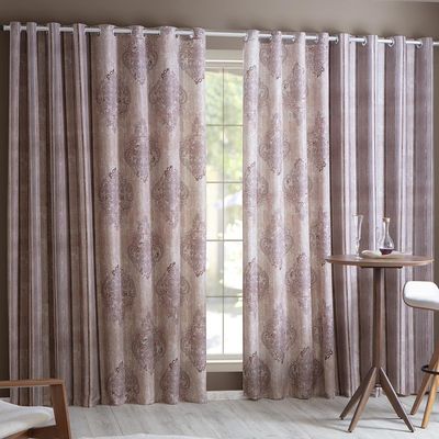 Cortina Combinada Niamei 32 Ilhoses 400x250cm Casa D'oro