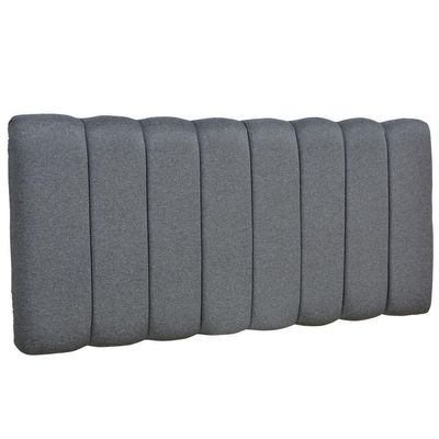 Cabeceira Cama Box Painel Casal 140 cm Dubai W01 Linho Chumbo - Lyam Decor