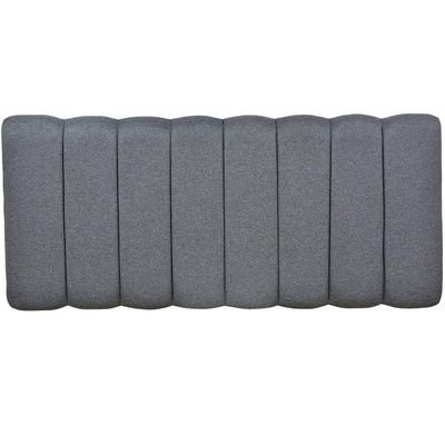 Cabeceira Cama Box Painel Casal 140 cm Dubai W01 Linho Chumbo - Lyam Decor