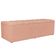 Calçadeira Recamier Baú Para Cama De Casal Dália 140x50 Cm W01 Linho Rosê - Lyam Decor