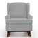 Poltrona De Amamentação Com Balanço Malu Base De Madeira P02 Linho Cinza - Lyam Decor