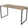 Kit 02 Mesas Para Escritório Home Office Estilo Industrial Form C01 135 cm Carvalho - Lyam Decor