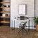 Kit Escritório Estante Areta 3 Prateleiras com Mesa Industrial Aspen 120cm C01 Snow - Lyam Decor