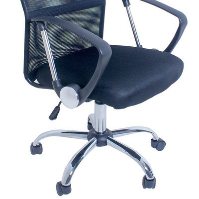 Kit 02 Cadeiras Giratórias Para Escritório Excellence Office F03 Preto- Lyam Decor