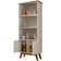 Cristaleira Para Sala De Jantar Com 04 Portas Madri B02 Off White Cinamomo - Lyam Decor