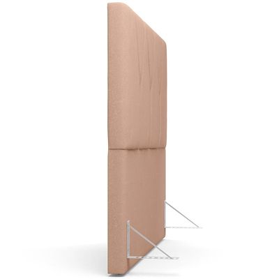 Cabeceira Cama Box Casal King 195 cm Aurora W01 Linho Rosê - Lyam Decor