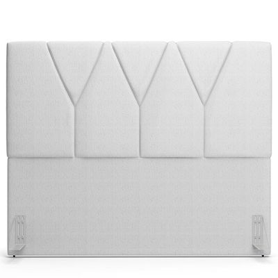 Cabeceira Cama Box Casal King 195 cm Aurora W01 Linho Cinza - Lyam Decor