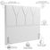 Cabeceira Cama Box Casal 140 cm Aurora W01 Corano Branco - Lyam Decor
