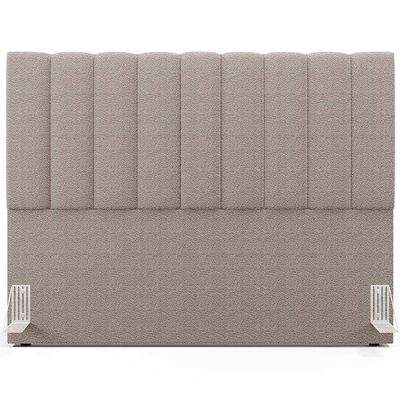 Cabeceira Cama Box Casal Queen 160 cm Dália W01 Bouclê Bege - Lyam Decor