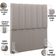 Cabeceira Cama Box Solteiro 100 cm Dália W01 Bouclê Bege - Lyam Decor