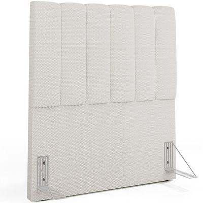 Cabeceira Cama Box Solteiro 100 cm Dália W01 Bouclê Cru - Lyam Decor