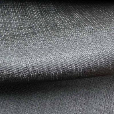 Tecido Sintético Facto Dunas Preto Para Poltrona Cabeceira Estofado Decoração T02 Metro - Lyam Decor