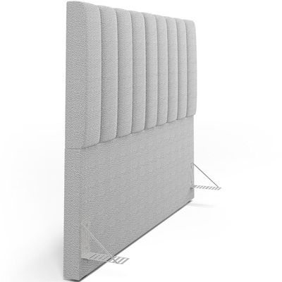 Cabeceira Cama Box Casal King 195 cm Dália W01 Bouclê Cinza - Lyam Decor