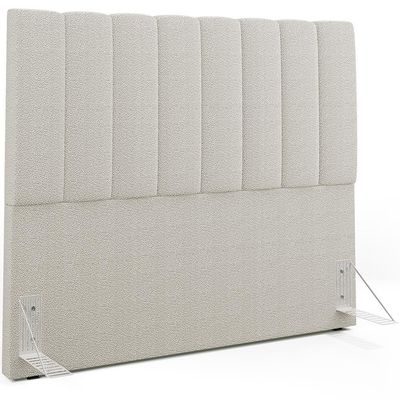 Cabeceira Cama Box Casal 140 cm Dália W01 Bouclê Creme - Lyam Decor