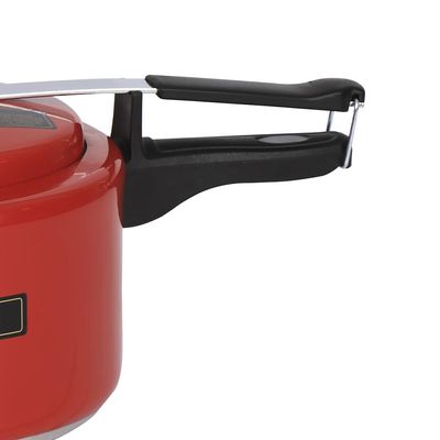 Panela de Pressão 2 Válv. Seg. 5L Vermellho Panelar Cook