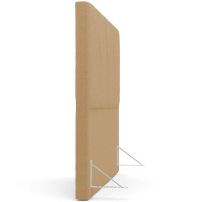 Cabeceira Cama Box Casal King 195 cm Aurora W01 Bouclê Mostarda - Lyam Decor