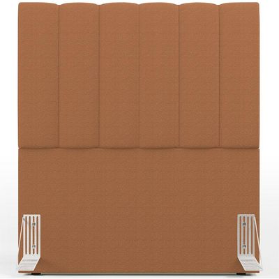 Cabeceira Cama Box Solteiro 100 cm Dália W01 Bouclê Terracota - Lyam Decor