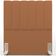 Cabeceira Cama Box Solteiro 100 cm Dália W01 Bouclê Terracota - Lyam Decor