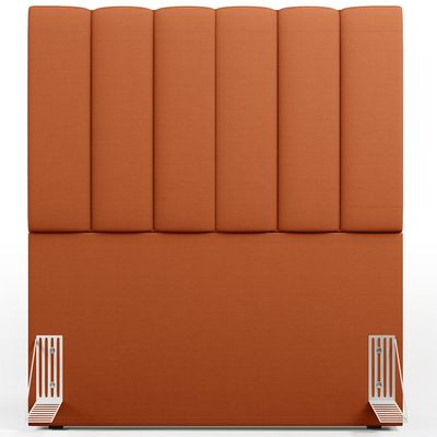 Cabeceira Cama Box Solteiro 100 cm Dália W01 Tecido Terracota - Lyam Decor