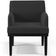 Kit 02 Poltronas Decorativas Sala de Estar Base Preto Beatriz W01 Bouclê Preto - Lyam Decor